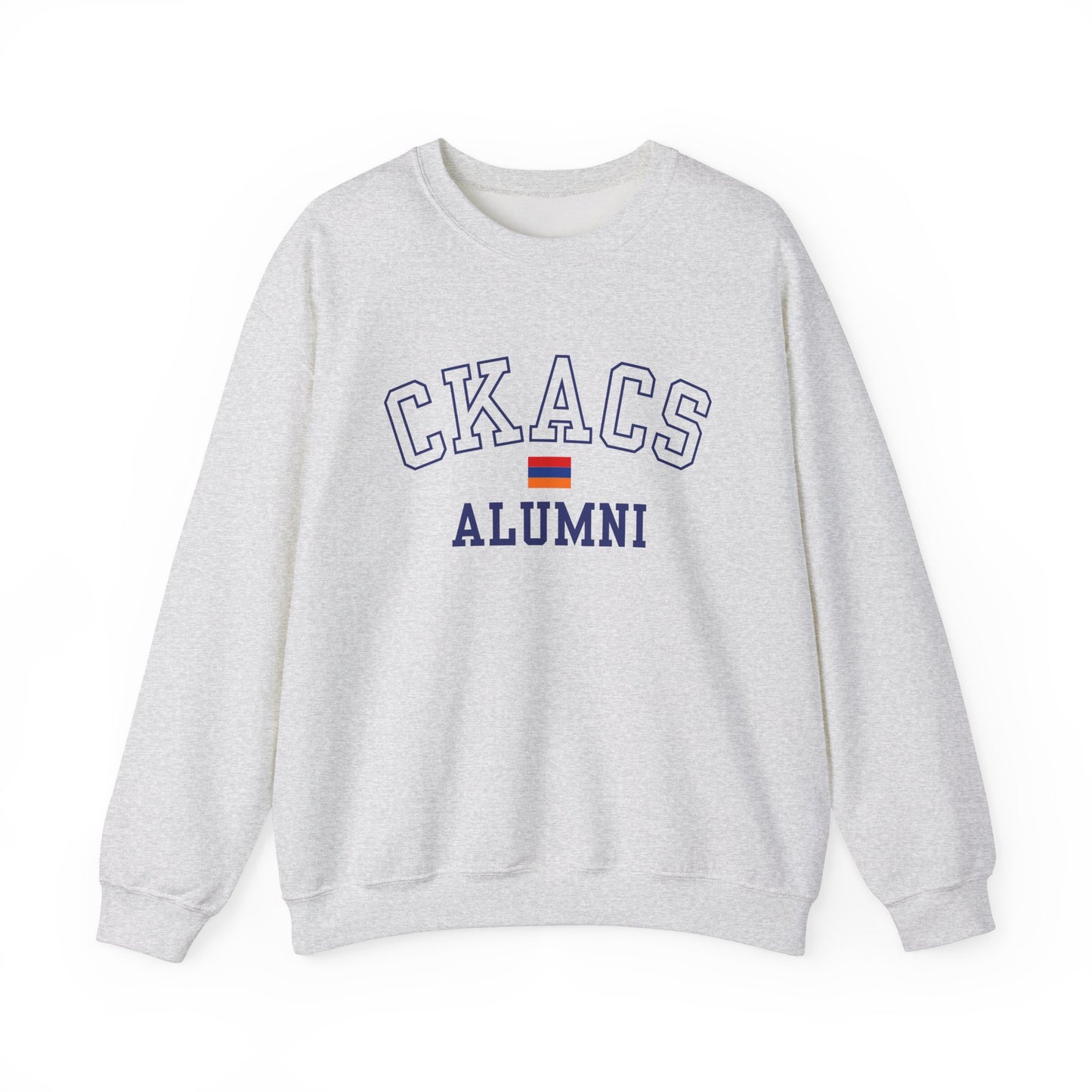 Unisex Adult CKACS Alumni Flag Sweatshirt (Navy Text)
