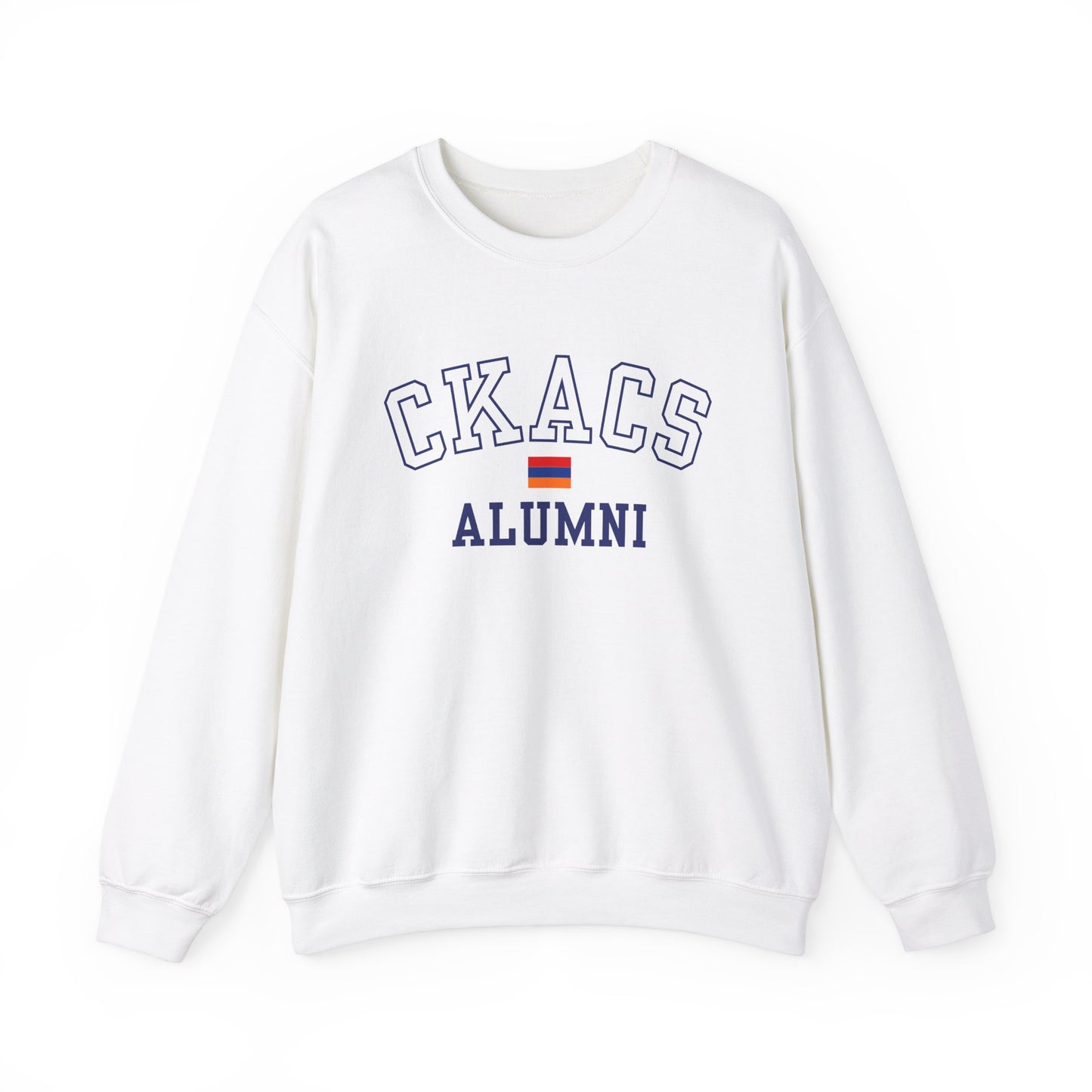 Unisex Adult CKACS Alumni Flag Sweatshirt (Navy Text)