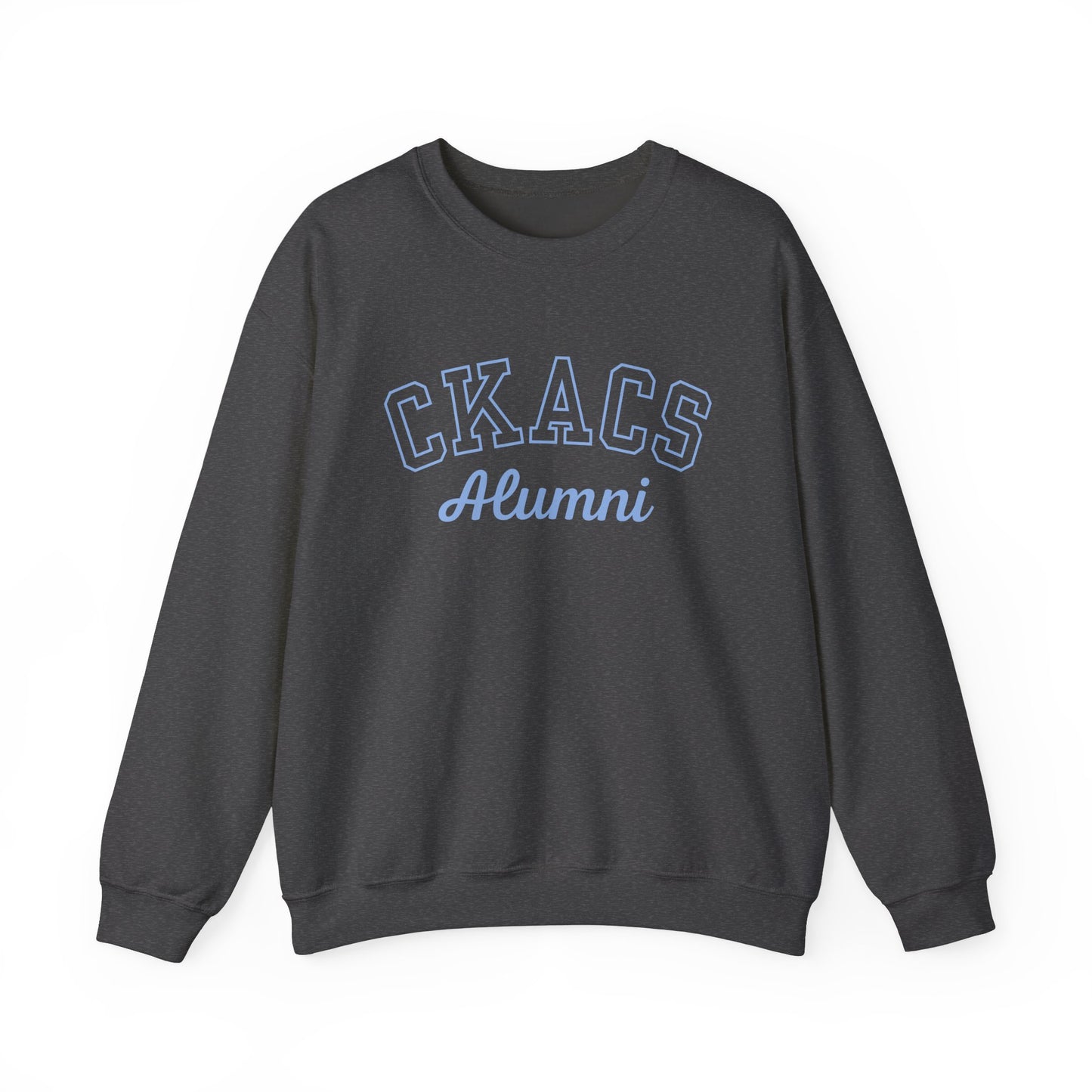 Unisex Adult CKACS Alumni Sweatshirt (Light Blue Text)