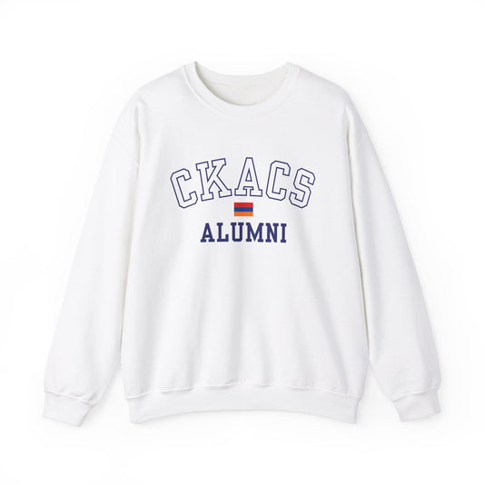 Unisex Adult CKACS Alumni Flag Sweatshirt (Navy Text)