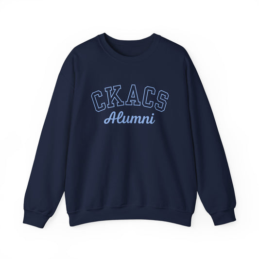 Unisex Adult CKACS Alumni Sweatshirt (Light Blue Text)